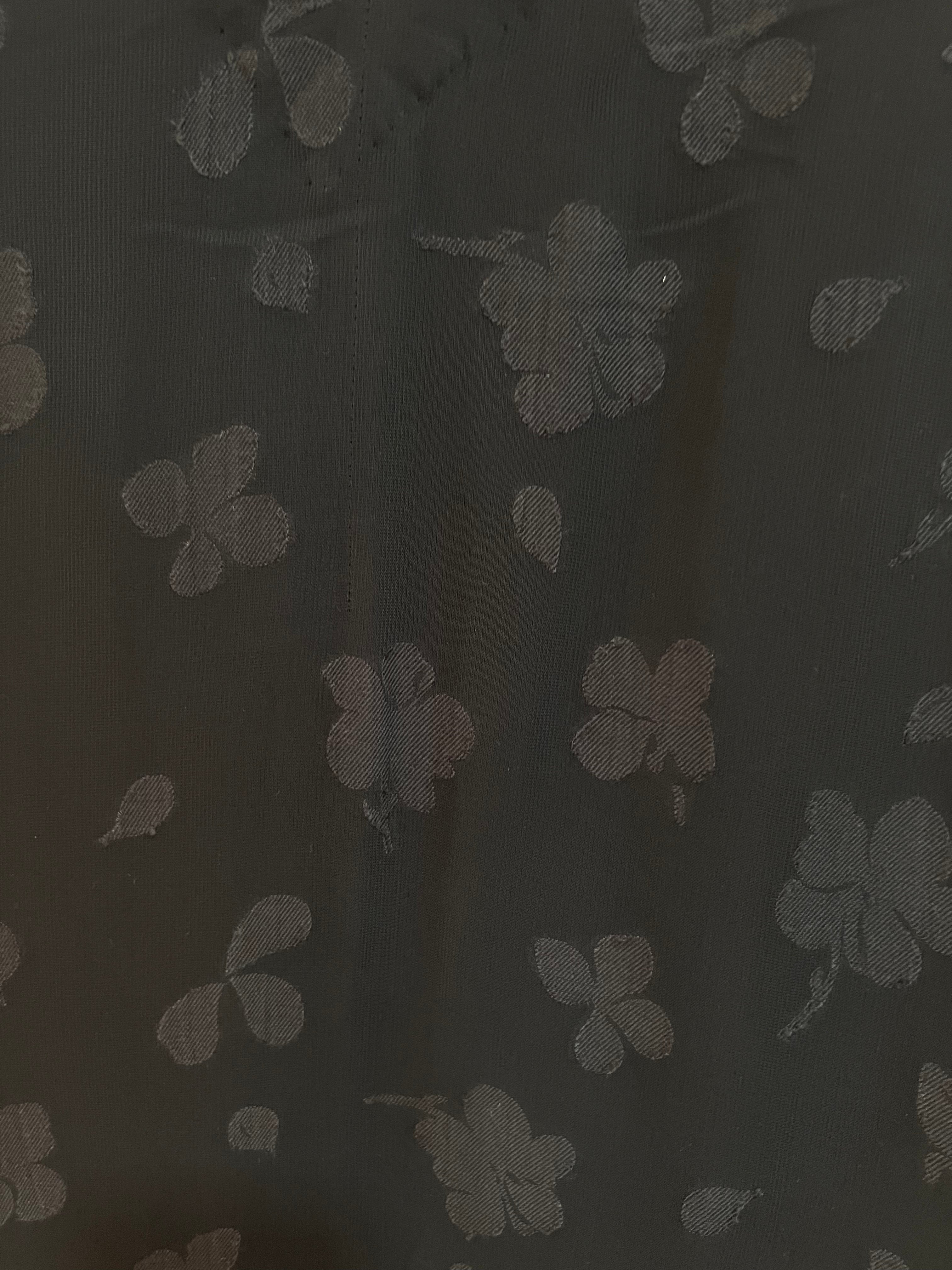 Noir Scallop-Trim A-Line Kurta Set